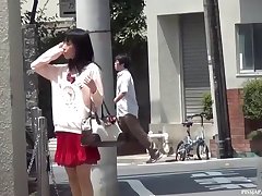 Taking our camera to the streets, we film some interesting sites, up-close for your pleasure. These young cuties don't realize that the street is no place to piss; we catch every last drop. Squatting down with their panties at their ankles, they relieve themselves just in time to arouse us to attention. We are 